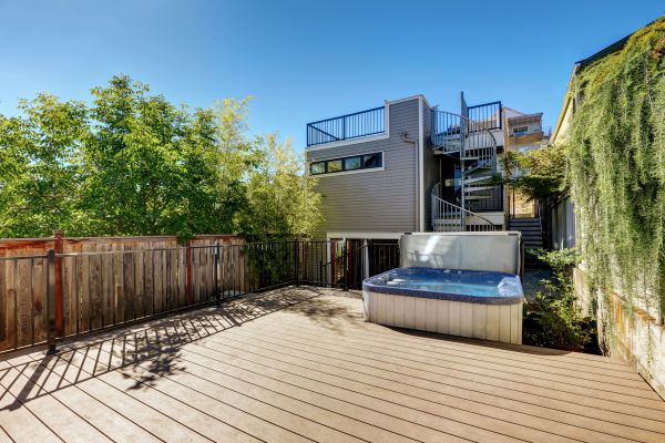 Cost of Hot Tub Deck Installation in Petaluma