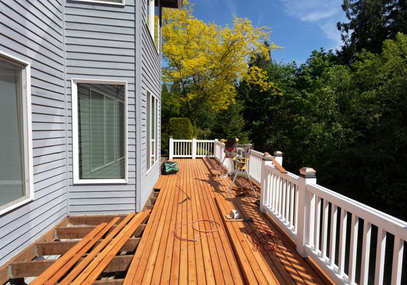 Newly Repaired Deck Section